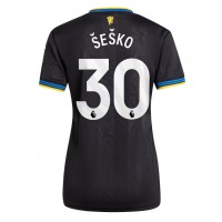 Stroje piłkarskie Manchester United Benjamin Sesko #30 Koszulka Trzeciej dla damskie 2025-26 Krótki Rękaw